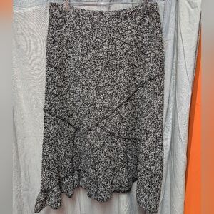 Joseph Ribkoff Black and White Asymmetrical Skirt